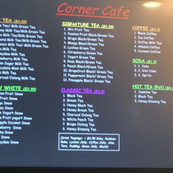 Corner Cafe - Menu #3 - Chinese Near Me - San Diego, California Corner Cafe - Menu #3 - Chinese Near Me - San Diego, California