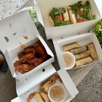 Mr. Banh Mi - Crack fried wings, rocket rolls, spring rolls, mr banh mi - Coffee & Tea Near Me - Brooklyn, New York Mr. Banh Mi - Crack fried wings, rocket rolls, spring rolls, mr banh mi - Coffee & Tea Near Me - Brooklyn, New York