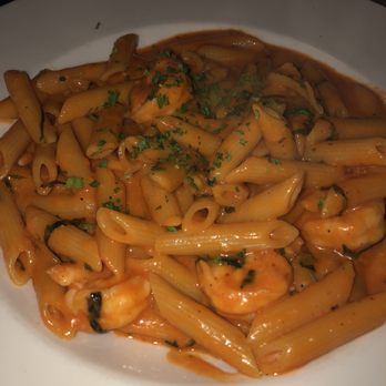 Osteria Cicchetti - Penne with vodka sauce and shrimp. - Italian Near Me - Wilmington, North Carolina Osteria Cicchetti - Penne with vodka sauce and shrimp. - Italian Near Me - Wilmington, North Carolina