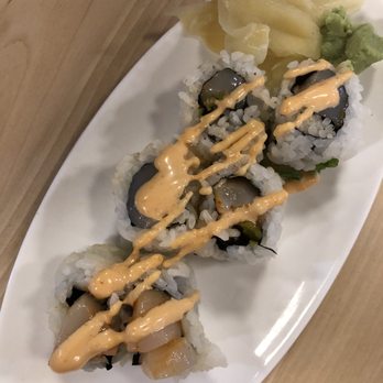 Matsutake Sushi & Sake Bar - Spicy scallop roll - Sushi Bars Near Me - Reston, Virginia Matsutake Sushi & Sake Bar - Spicy scallop roll - Sushi Bars Near Me - Reston, Virginia