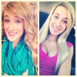 Tangled up / Serena Hedge - Before and after! The brassyness from my hair is gone!