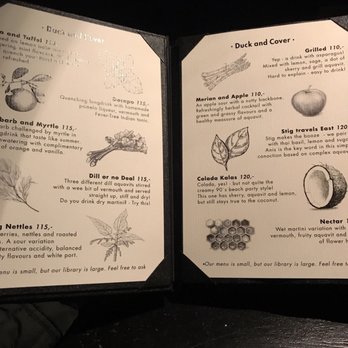 Duck and Cover - Menu on 5/25/2019 - Cocktail Bars Near Me - København V, 84