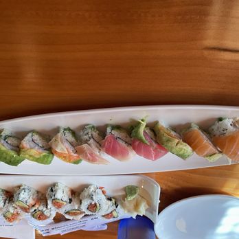 Tora Sushi Lounge Tillamook - Rainbow roll Big portion very good - Japanese Near Me - Tillamook, Oregon Tora Sushi Lounge Tillamook - Rainbow roll Big portion very good - Japanese Near Me - Tillamook, Oregon