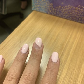 Christie Nail Salon - Gel polish over UV gel fill in ...peeled after 5 days. - Nail Salons Near Me - New York, New York Christie Nail Salon - Gel polish over UV gel fill in ...peeled after 5 days. - Nail Salons Near Me - New York, New York