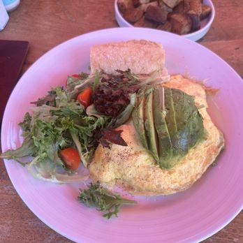 FARM - Andouille Omelette - with bacon instead - French Near Me - Palm Springs, California