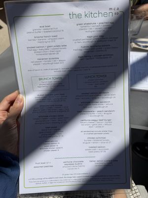 Menu photo 2 The Kitchen MCASD La Jolla, CA