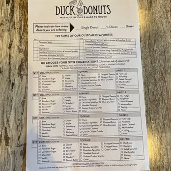 Duck Donuts - Menu - Donuts Near Me - Clark, New Jersey