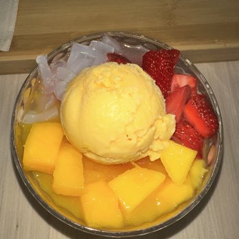 Mango Mango Dessert - A3. Strawberry Mango Juice Sago and Lychee Jelly - Desserts Near Me - Denver, Colorado