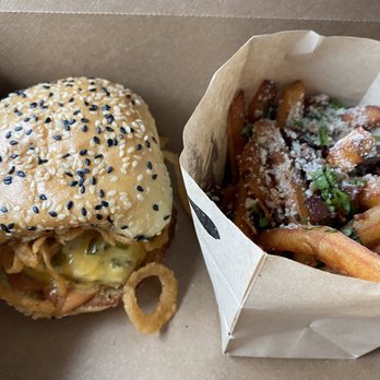 Hop + Grind - Burger and fries - Burgers Near Me - Durham, New Hampshire