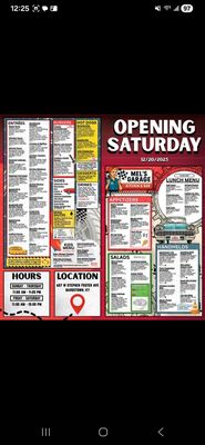 Menu photo 2 Mel's Garage Bardstown, KY