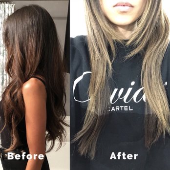 TenTen Salon Spa - Cut by Val. The layers are uneven and out of place. One side is layered more than the other and she took out too much weight. - Day Spas Near Me - Los Angeles, California