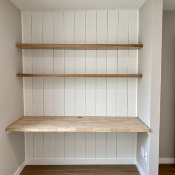 MPK Builders General Construction & Design - Guest closet converted to office desk. - General Contractors Near Me - Alameda, California