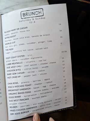 Menu photo 3 Due West New York, NY