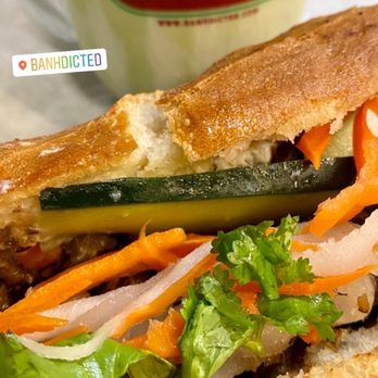 Banhdicted - Lemongrass Beef Banh Mi Green Thai Milk Tea - Sandwiches Near Me - Tucson, Arizona Banhdicted - Lemongrass Beef Banh Mi Green Thai Milk Tea - Sandwiches Near Me - Tucson, Arizona
