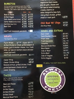 Photo of Herrera's Burritos - Boston, MA, US. Menu!