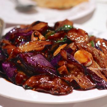 Mu Lan - 154. Eggplant with Basil ($15.95) - Taiwanese Near Me - Cambridge, Massachusetts