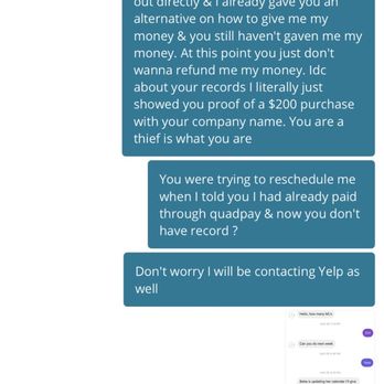 Aesthetics by Bebe - I actually spoke to someone from quadpay & have PROOF quadpay sees transaction but aesthetics by Bebe doesnt? - Permanent Makeup Near Me