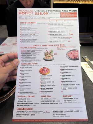 Menu photo 4 MooMoo Hot Pot Irvine, CA