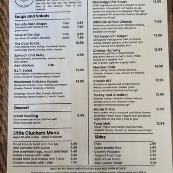 Birdie Bistro - Menu - Pancakes Near Me - Dubuque, Iowa