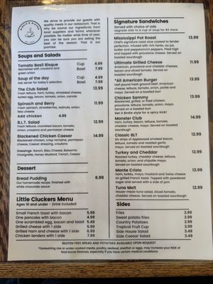 Menu photo 2 Birdie Bistro Dubuque, IA