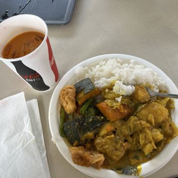 Wat Mongkolratanaram - Two item veggie plate and Thai iced tea - Thai Near Me - Berkeley, California Wat Mongkolratanaram - Two item veggie plate and Thai iced tea - Thai Near Me - Berkeley, California