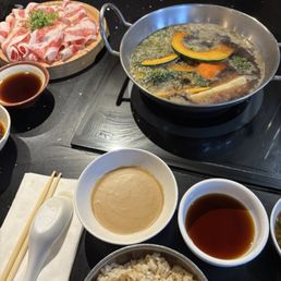 Beef toro and sukiyaki broth