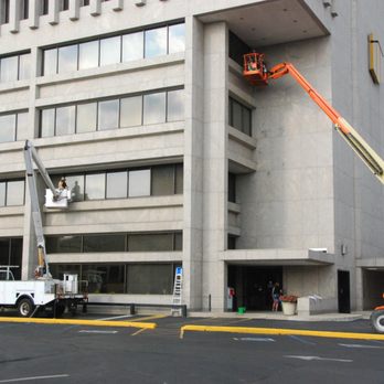 In & Out Cleaning Services - Our commercial window washing team helping First Merchants Bank keep their building looking beautiful. - Home Cleaning Near Me - Muncie, Indiana In & Out Cleaning Services - Our commercial window washing team helping First Merchants Bank keep their building looking beautiful. - Home Cleaning Near Me - Muncie, Indiana
