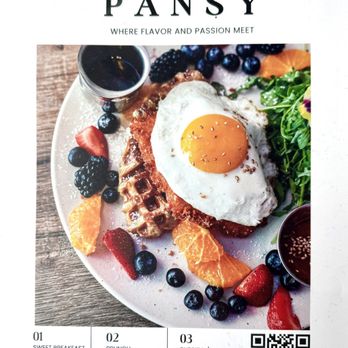 Peacock Pansy - Menu - Breakfast & Brunch Near Me - San Francisco, California Peacock Pansy - Menu - Breakfast & Brunch Near Me - San Francisco, California