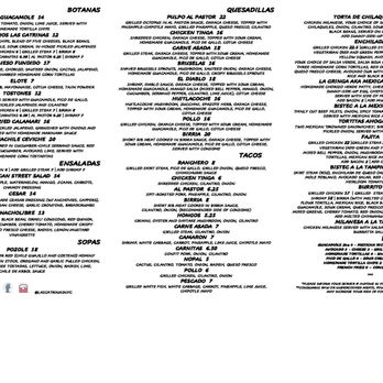 Las Catrinas Mexican Bar & Eatery - food menu - Cocktail Bars Near Me - Astoria, New York