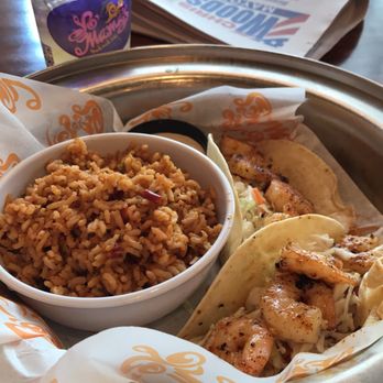 Yo' Mama's - Grilled shrimp tacos & spanish rice - Gluten-Free Near Me - Birmingham, Alabama