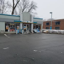 Valero - Cheap gas. Food mart is pricy.