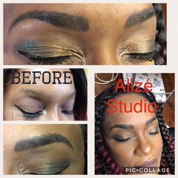 Alize Studio and Training Academy - Beautiful permanent brows transformation - Permanent Makeup Near Me - Killeen, Texas