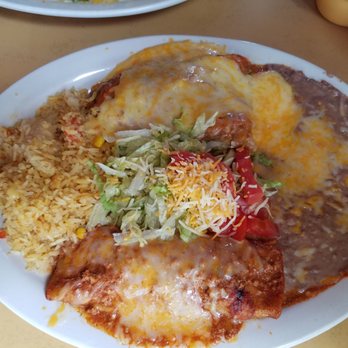 Cafe Garcia - Chile Relleno and Beef enchilada - Mexican Near Me - Enid, Oklahoma