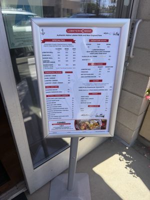 Menu photo 1 Lobster West Coronado, CA