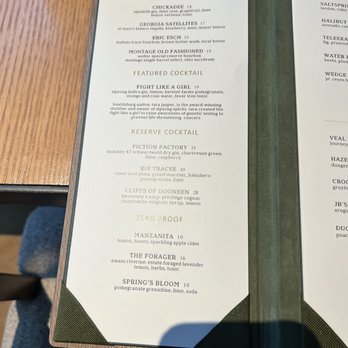 Hazel Hill - Cocktail menu - New American Near Me - Healdsburg, California
