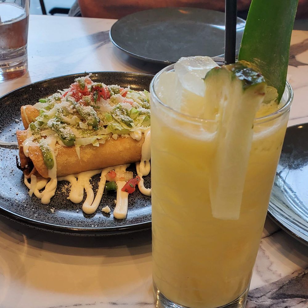 Mucho Gusto - Chicken Taquitos & Mucho Passion Mocktail - Mexican Near Me - Towson, Maryland Mucho Gusto - Chicken Taquitos & Mucho Passion Mocktail - Mexican Near Me - Towson, Maryland
