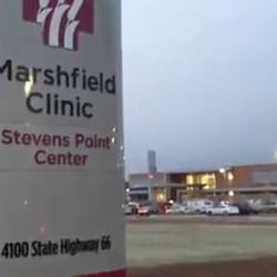 Lloyd H Anseth, DDS - Entrance view to Marshfield Clinic, Stevens Point where the Oral Sugery and Dental Department to Dr. A set his located