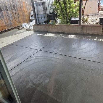 PowerHouse Green Construction - New concrete poured with slope for drainage - General Contractors Near Me - La Mesa, California PowerHouse Green Construction - New concrete poured with slope for drainage - General Contractors Near Me - La Mesa, California