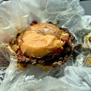 Sonny's Hamburgers - Double cheese burger in all its greasy awesomeness - Burgers Near Me - Detroit, Michigan