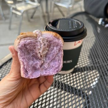 Tous Les Jours - Taro Milk bread - Coffee & Tea Near Me - Chicago, Illinois Tous Les Jours - Taro Milk bread - Coffee & Tea Near Me - Chicago, Illinois