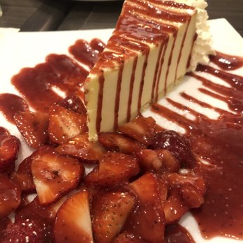 Demetres Danforth - New York style cheesecake with strawberries - Desserts Near Me - Toronto, Ontario