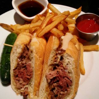 Marlow's Tavern - Prime rib French dip with fries - New American Near Me - Kennesaw, Georgia Marlow's Tavern - Prime rib French dip with fries - New American Near Me - Kennesaw, Georgia