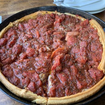 Rance's Chicago Pizza - Stuffed Deep Dish Cheese Pizza (Medium) - Pizza Near Me - Long Beach, California Rance's Chicago Pizza - Stuffed Deep Dish Cheese Pizza (Medium) - Pizza Near Me - Long Beach, California
