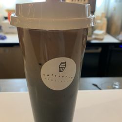 Soft Serve Society - Chocolate bubble tea that gave me stomach