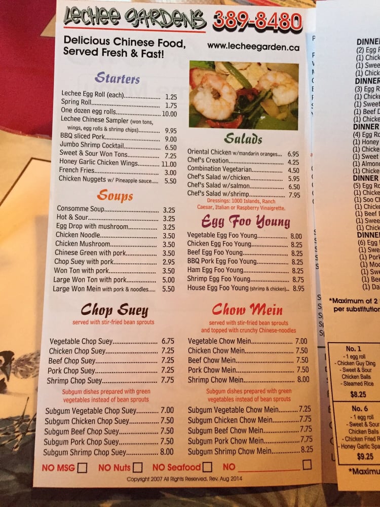 LECHEE GARDEN Updated October 2024 1758 Bath Road, Kingston