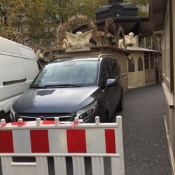 Engelchenmarkt - Der Aufbau des Marktes schreitet zügig voran.