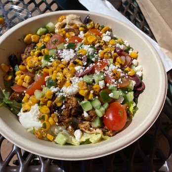 CAVA - Greek Salad, added corn - Mediterranean Near Me - Boulder, Colorado CAVA - Greek Salad, added corn - Mediterranean Near Me - Boulder, Colorado