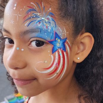 A Living Canvas - ...Cause baby you're a FIREWORK! - Face Painting Near Me