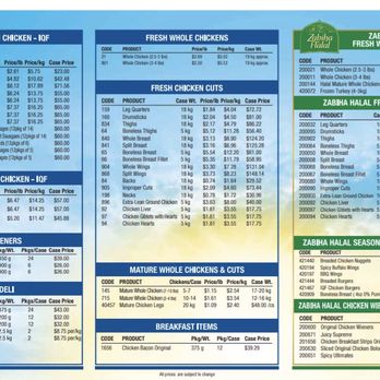 The Chicken Shop - Pricing - September 2023 - Grocery Near Me - Brampton, Ontario The Chicken Shop - Pricing - September 2023 - Grocery Near Me - Brampton, Ontario