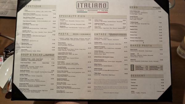 Menu photo 2 Italiano Bethpage, NY